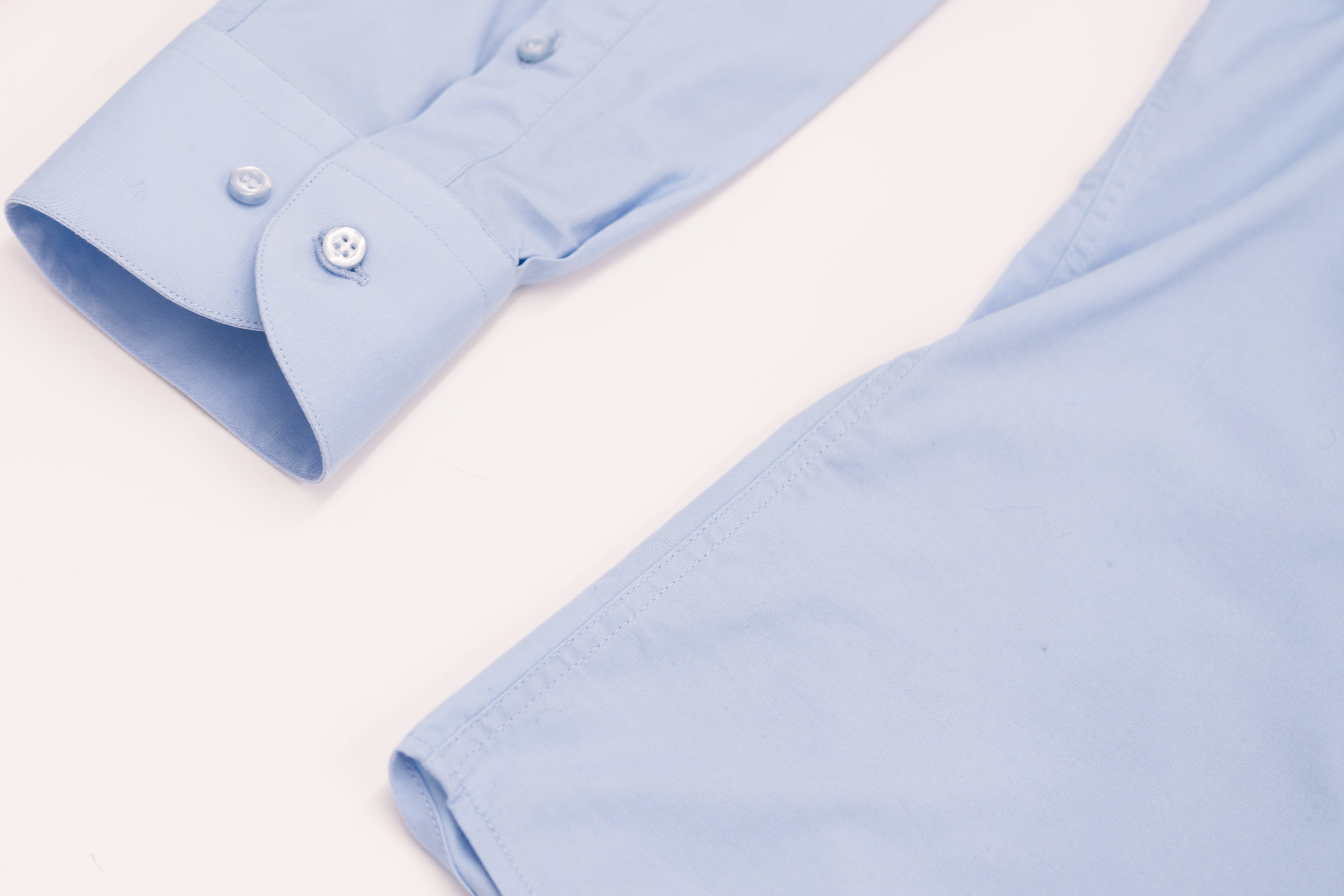 CarRanger Herrenhemd Unifarben - Hellblau