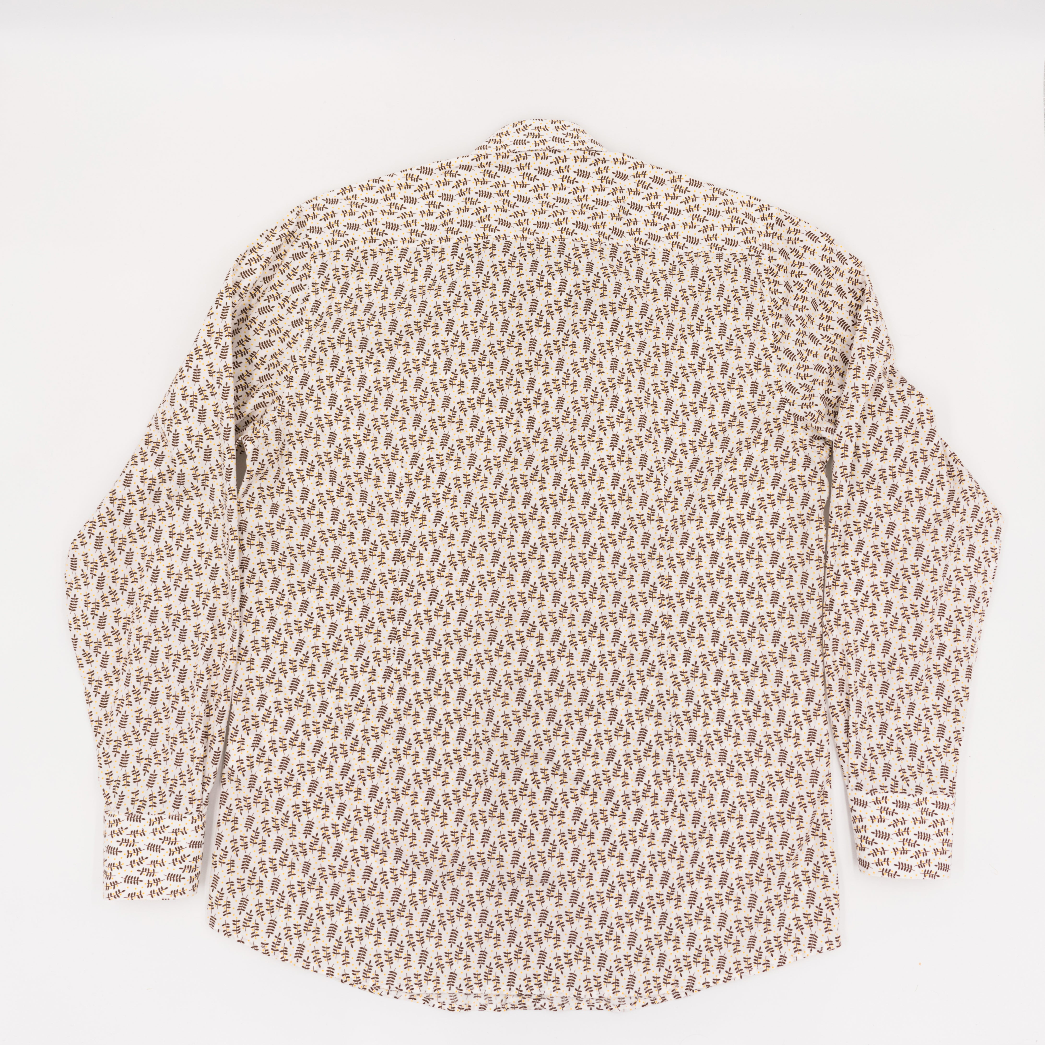 CarRanger Herrenhemd ausgefallen bunt - Wasserlilie Braun Gelb