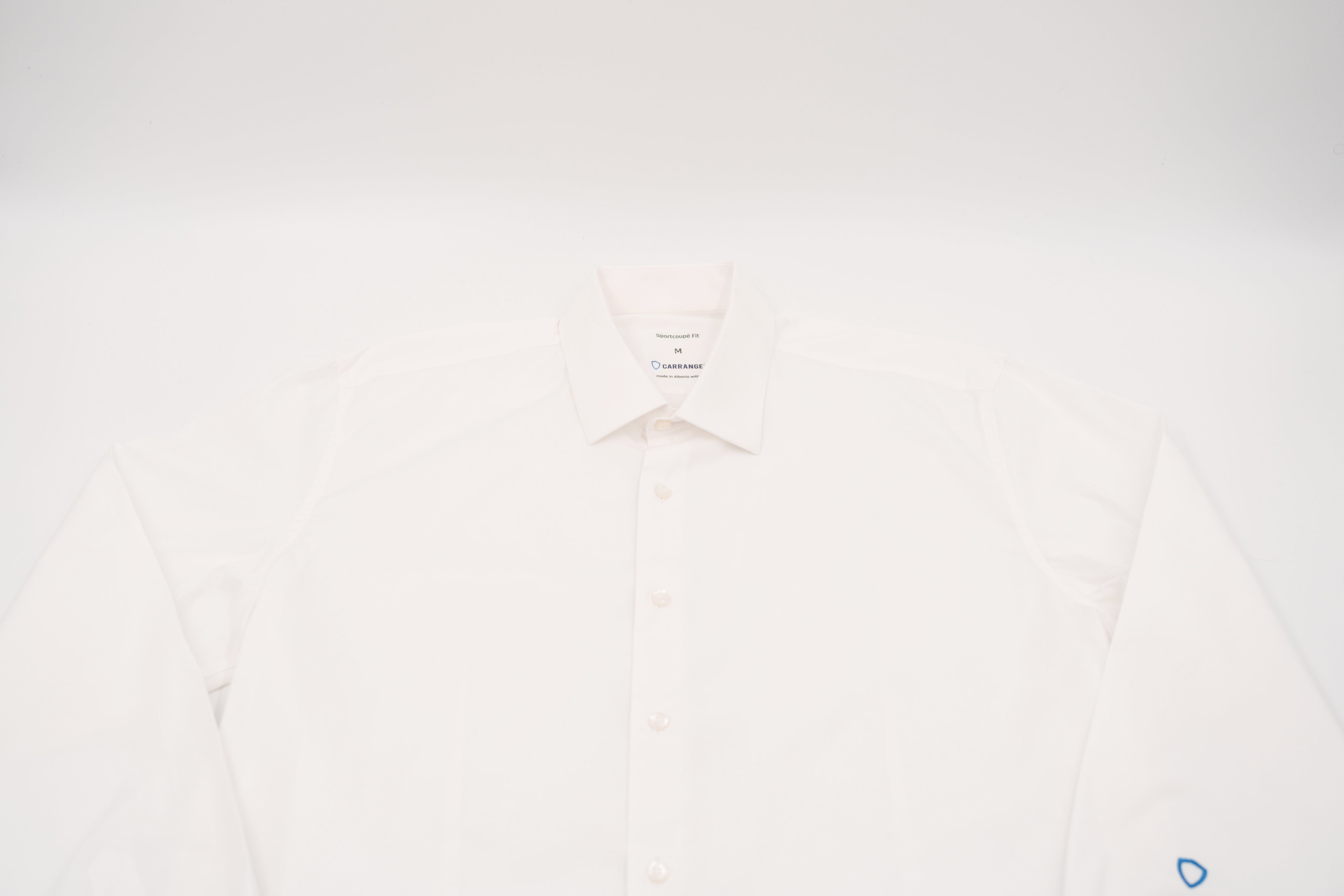 CarRanger Herrenhemd Unifarben - Weiß