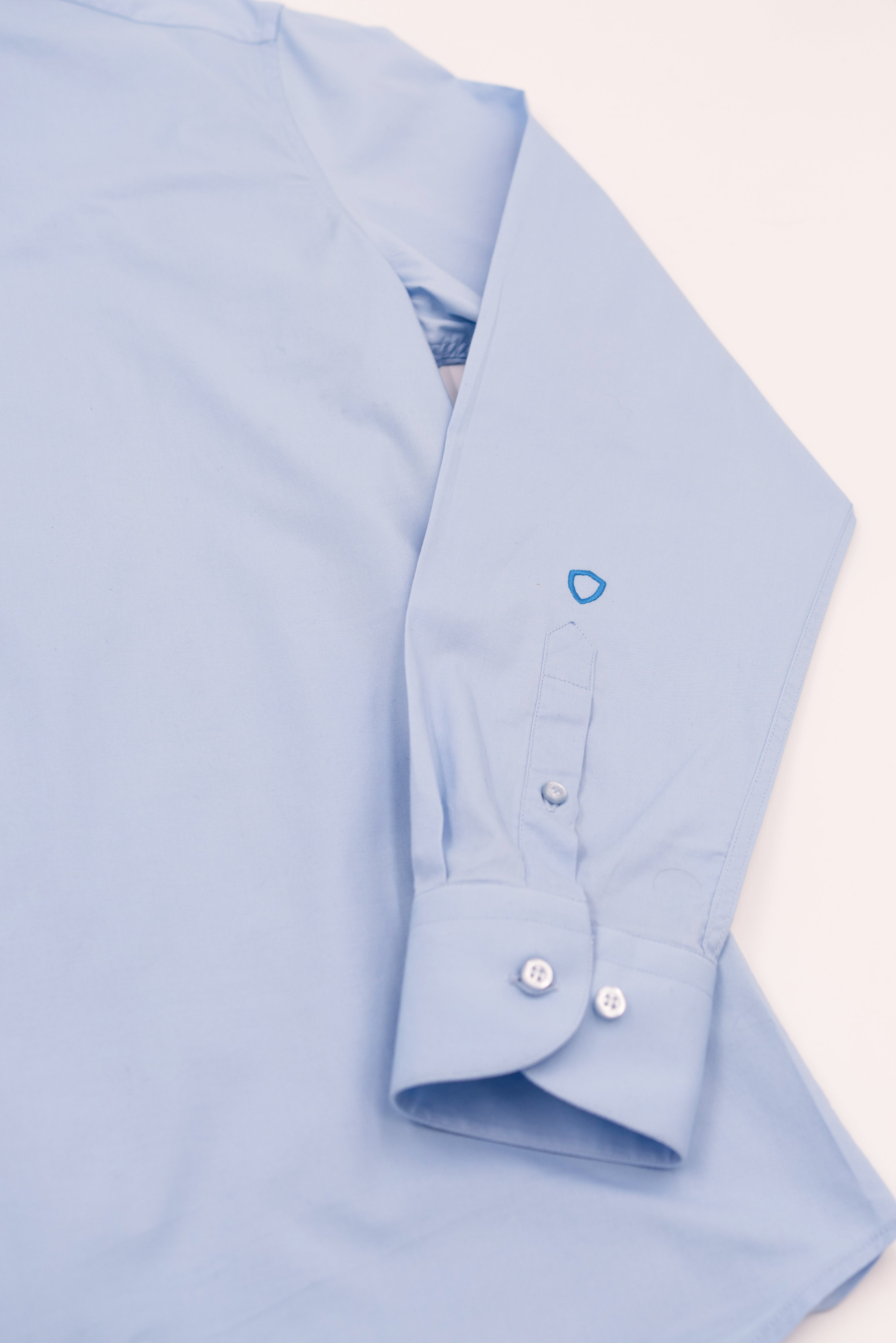 CarRanger Herrenhemd Unifarben - Hellblau