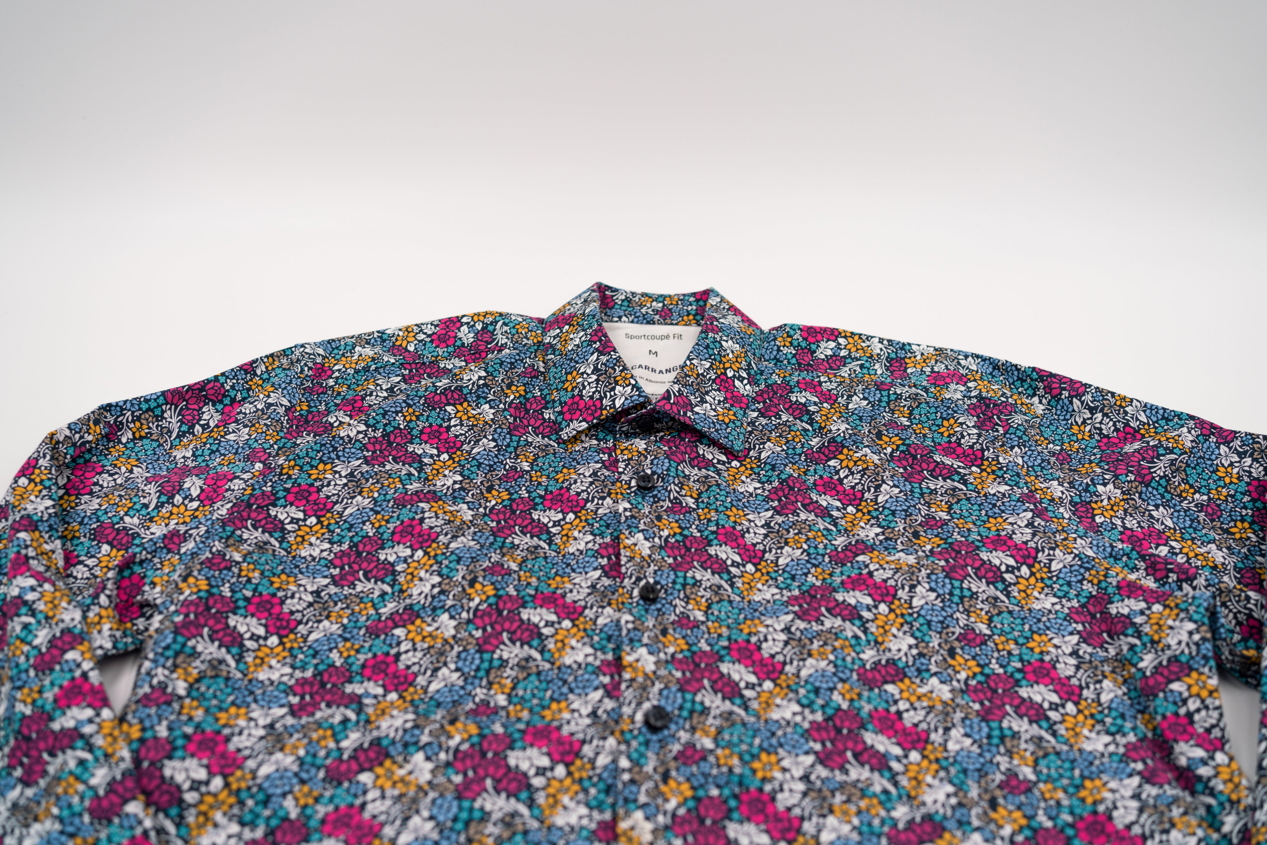 CarRanger Herrenhemd ausgefallen bunt - Blumen